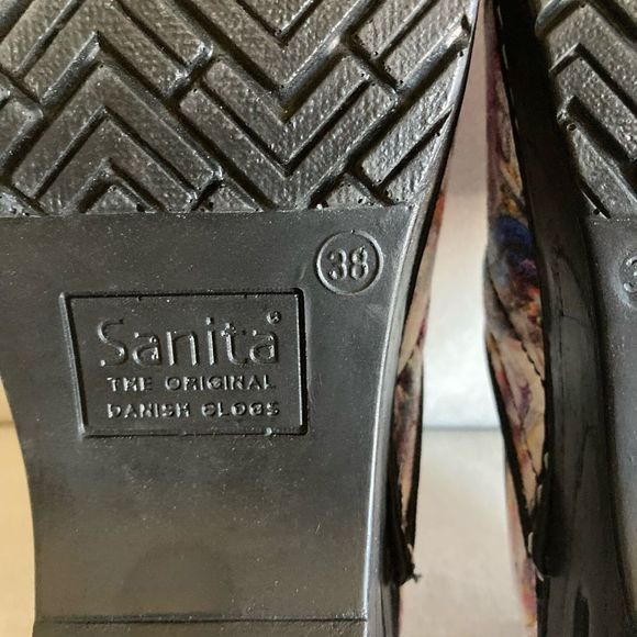 Sanita Swirl Pattern Clogs Size EU 38 US 7 - Picture 8 of 9